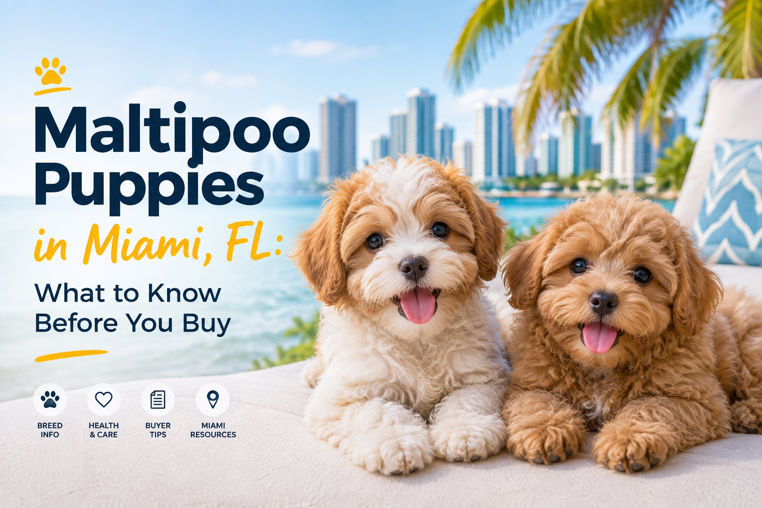 Maltipoo Puppies in Miami, FL: What to Know Before You Buy